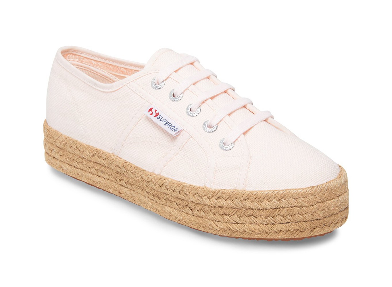 Superga Pink Espadrille Womens - 2730 Cotropew - 390LVWUPS